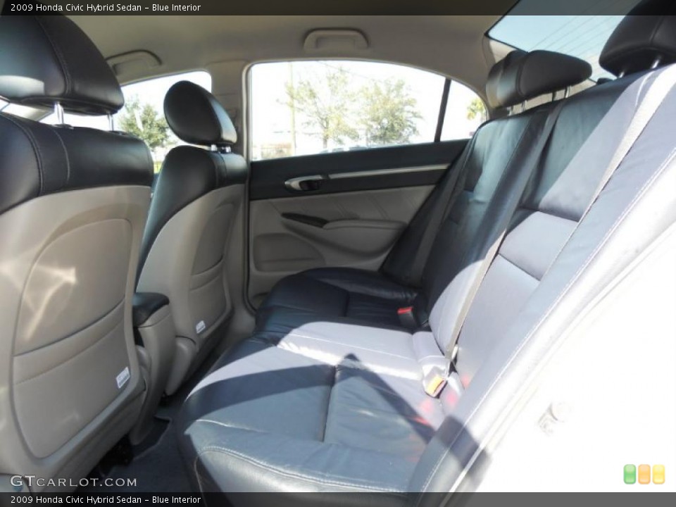 Blue Interior Photo for the 2009 Honda Civic Hybrid Sedan #45790702