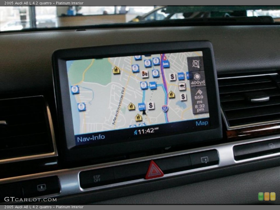 Platinum Interior Navigation for the 2005 Audi A8 L 4.2 quattro #45791850