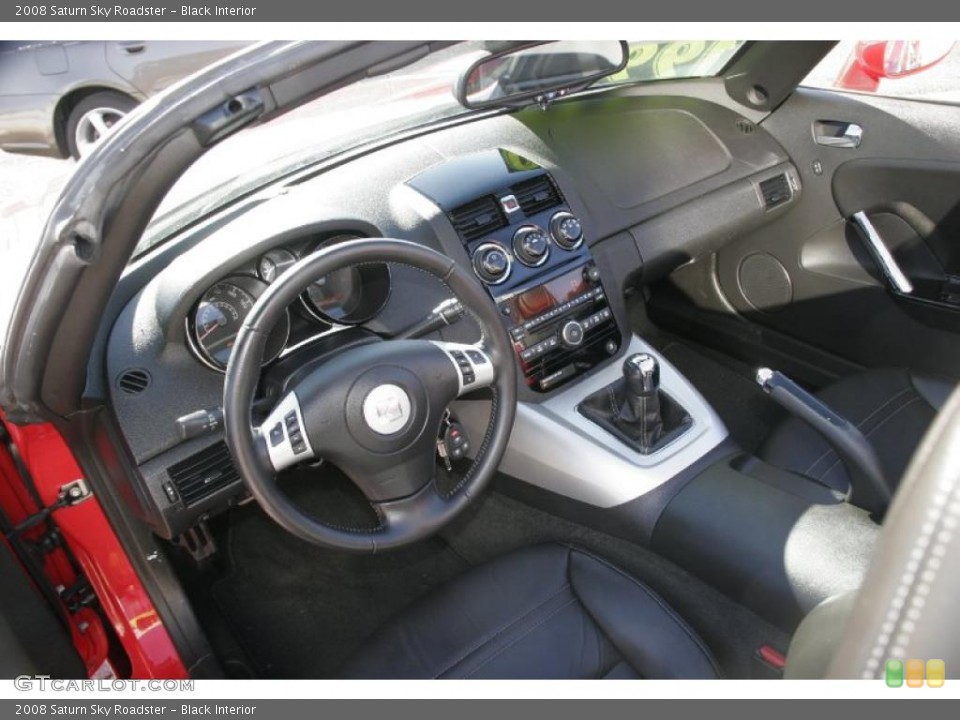 Black Interior Photo for the 2008 Saturn Sky Roadster #45792010