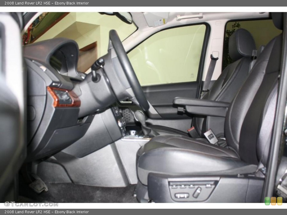Ebony Black Interior Photo for the 2008 Land Rover LR2 HSE #45793575