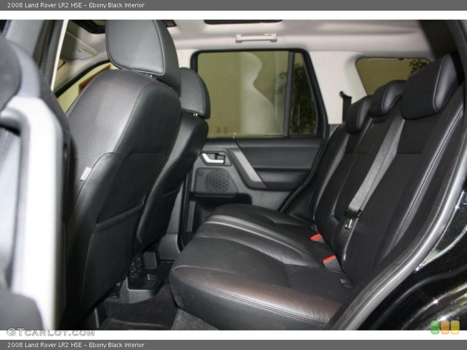 Ebony Black Interior Photo for the 2008 Land Rover LR2 HSE #45793655