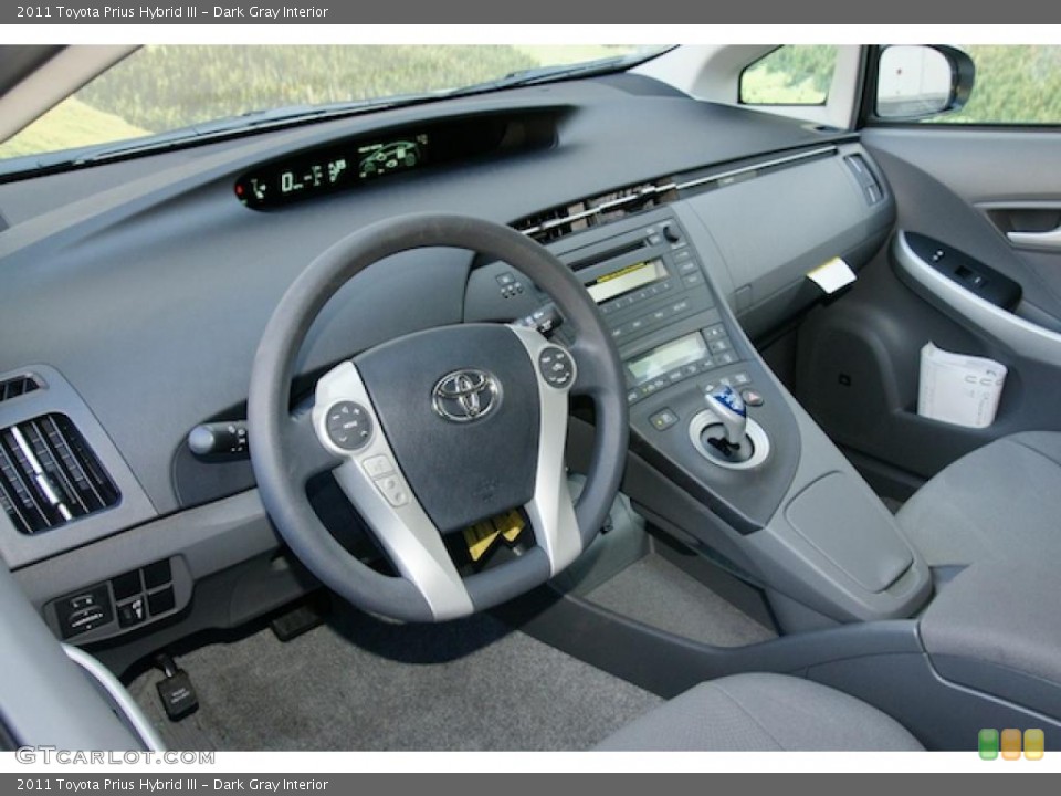 Dark Gray Interior Photo for the 2011 Toyota Prius Hybrid III #45795719