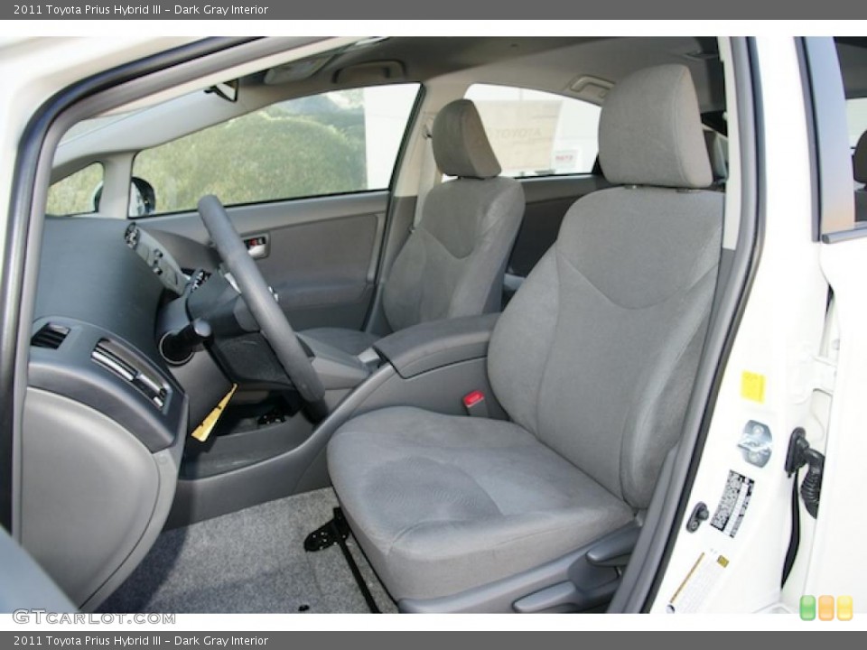 Dark Gray Interior Photo for the 2011 Toyota Prius Hybrid III #45795731
