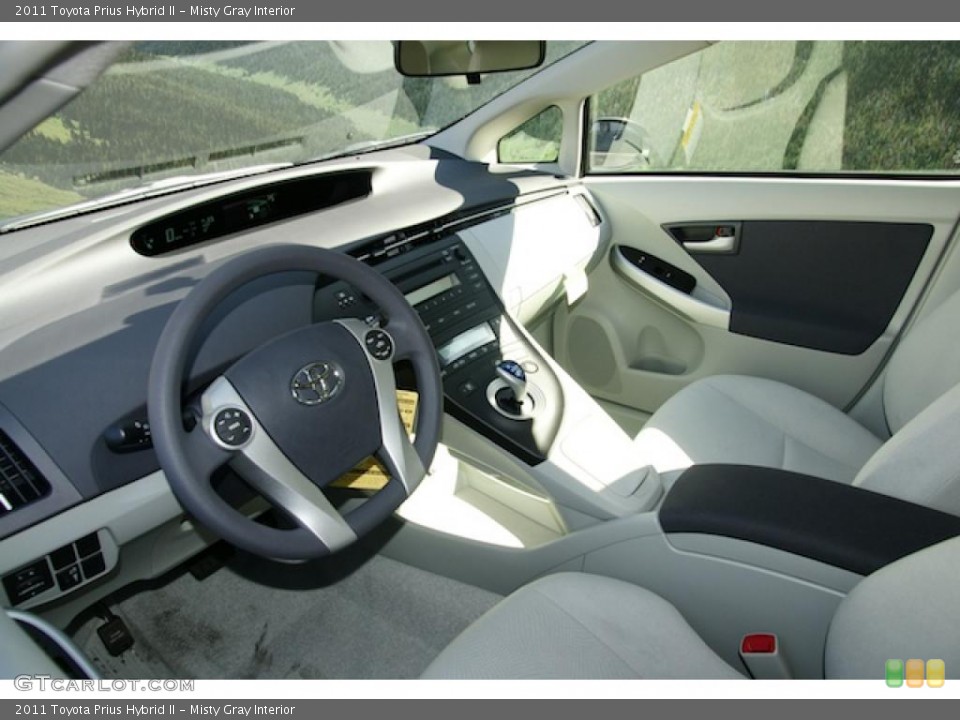 Misty Gray Interior Dashboard for the 2011 Toyota Prius Hybrid II #45797195