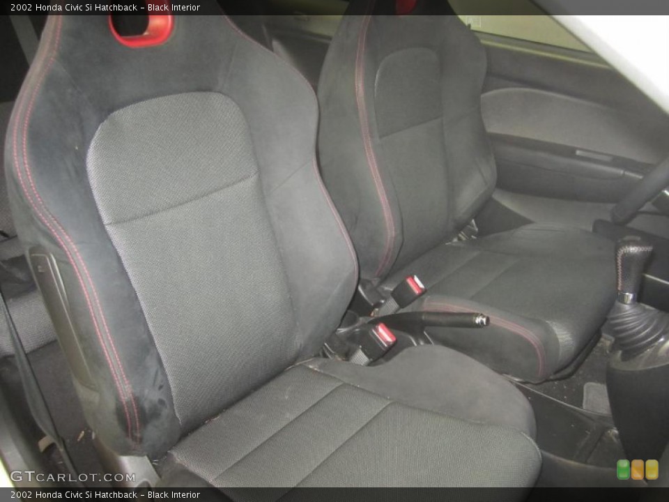 Black Interior Photo for the 2002 Honda Civic Si Hatchback #45797435
