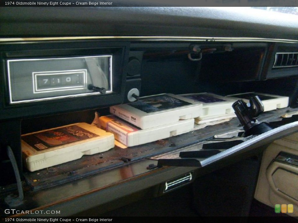 Cream Beige Interior Audio System for the 1974 Oldsmobile Ninety Eight Coupe #45798151