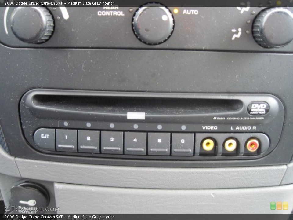 Medium Slate Gray Interior Controls for the 2006 Dodge Grand Caravan SXT #45800055