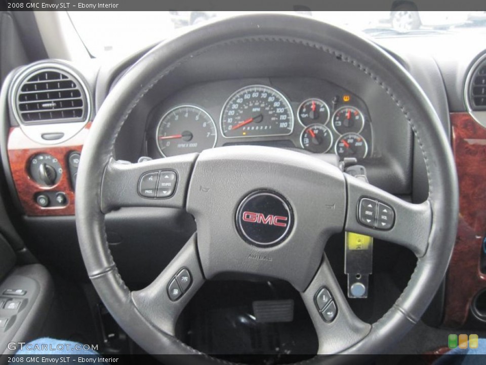 Ebony Interior Steering Wheel for the 2008 GMC Envoy SLT #45800857
