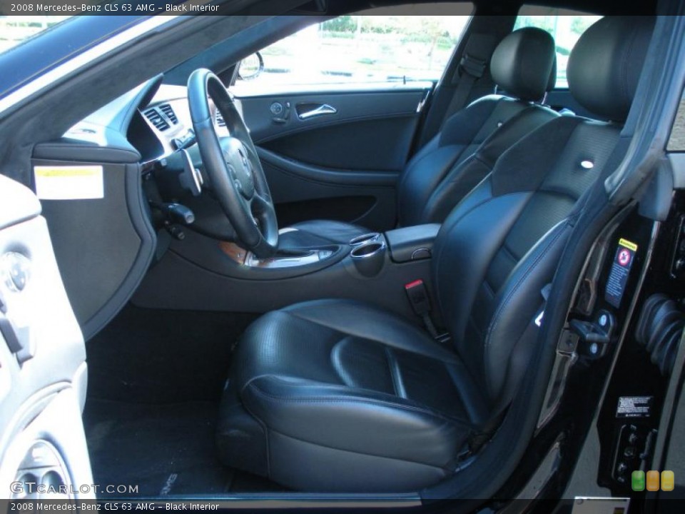 Black Interior Photo for the 2008 Mercedes-Benz CLS 63 AMG #45801225