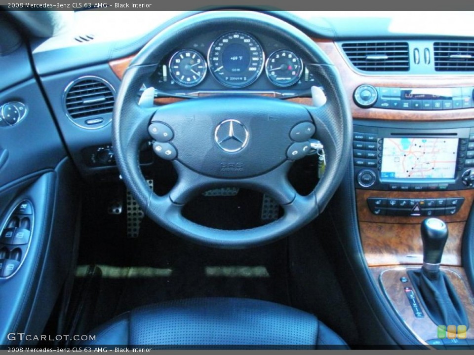 Black Interior Steering Wheel for the 2008 Mercedes-Benz CLS 63 AMG #45801497