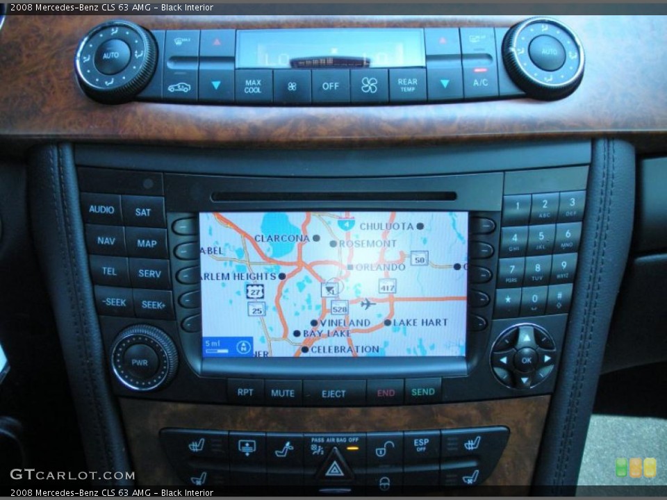 Black Interior Navigation for the 2008 Mercedes-Benz CLS 63 AMG #45801517