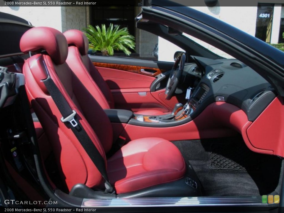 Red Interior Photo for the 2008 Mercedes-Benz SL 550 Roadster #45801693