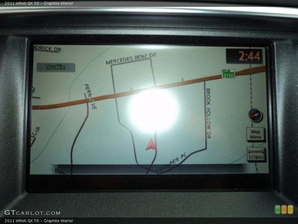 Graphite Interior Navigation for the 2011 Infiniti QX 56 #45801885