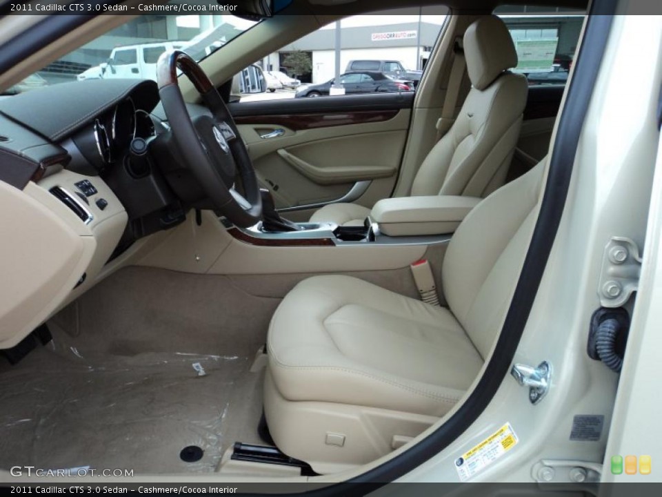 Cashmere/Cocoa Interior Photo for the 2011 Cadillac CTS 3.0 Sedan #45802489