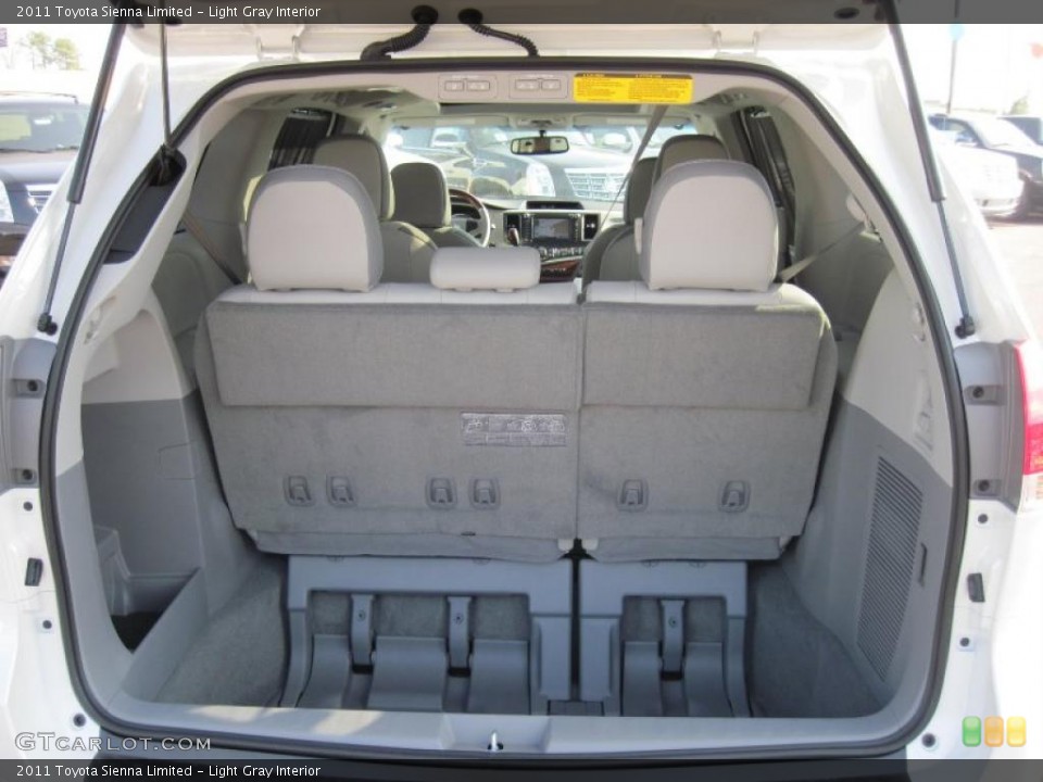 Light Gray Interior Trunk for the 2011 Toyota Sienna Limited #45802561