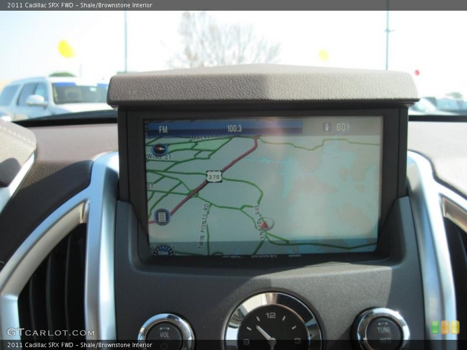 Shale/Brownstone Interior Navigation for the 2011 Cadillac SRX FWD #45802709