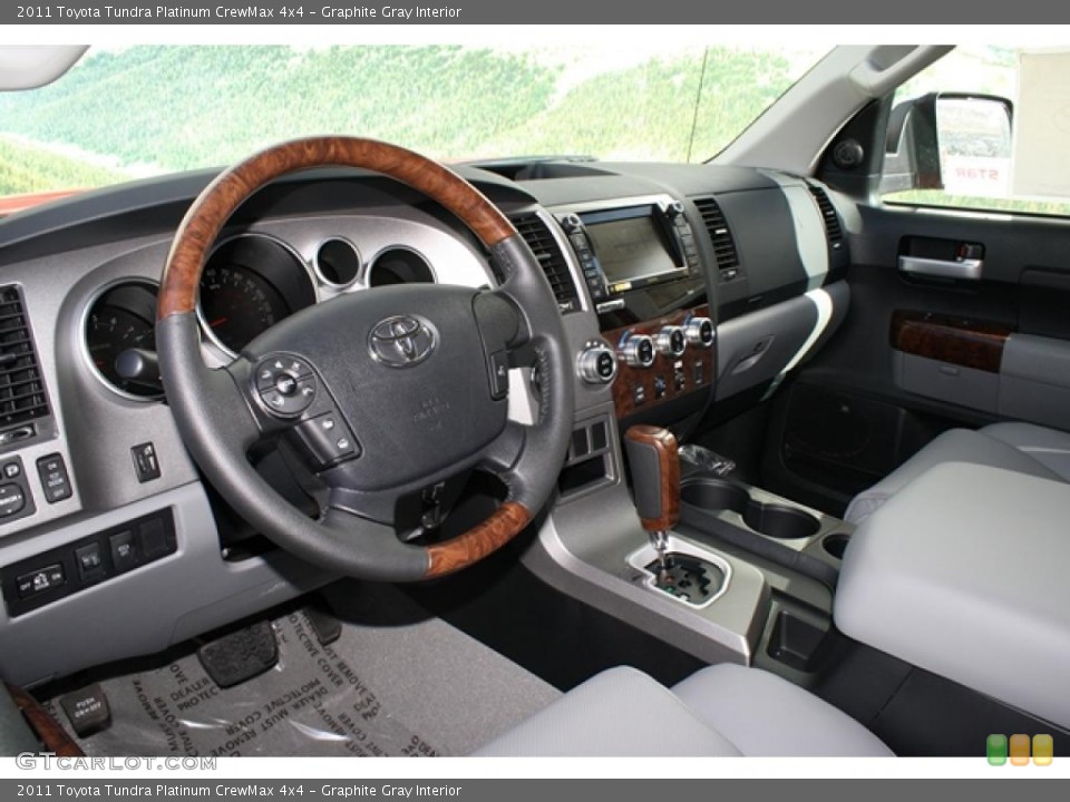 Graphite Gray Interior Prime Interior for the 2011 Toyota Tundra Platinum CrewMax 4x4 #45802773