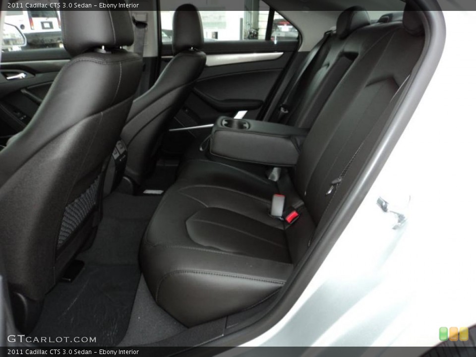 Ebony Interior Photo for the 2011 Cadillac CTS 3.0 Sedan #45803629