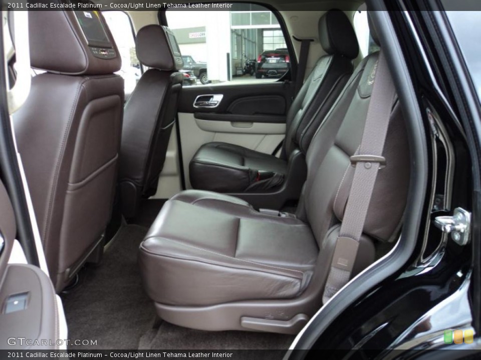 Cocoa/Light Linen Tehama Leather Interior Photo for the 2011 Cadillac Escalade Platinum #45803681