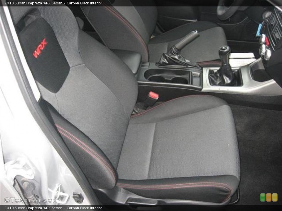 Carbon Black Interior Photo for the 2010 Subaru Impreza WRX Sedan #45805117