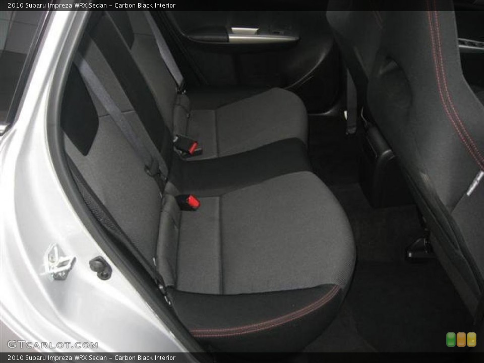 Carbon Black Interior Photo for the 2010 Subaru Impreza WRX Sedan #45805121