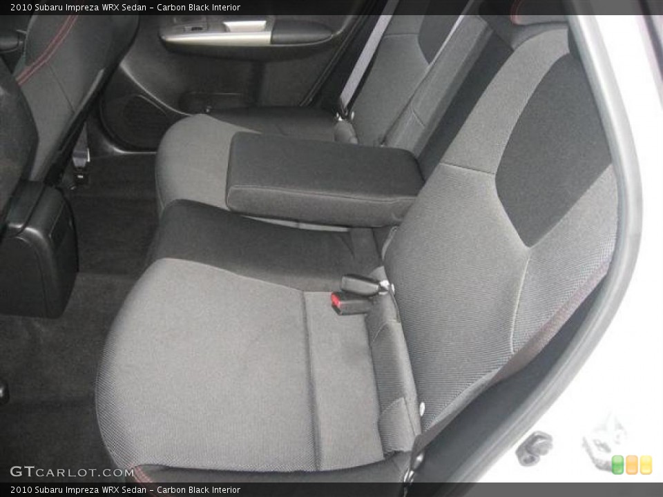 Carbon Black Interior Photo for the 2010 Subaru Impreza WRX Sedan #45805129