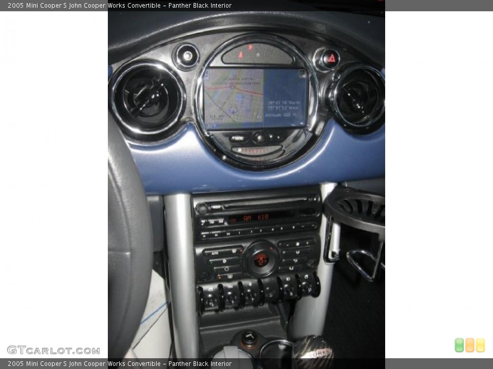 Panther Black Interior Controls for the 2005 Mini Cooper S John Cooper Works Convertible #45806093