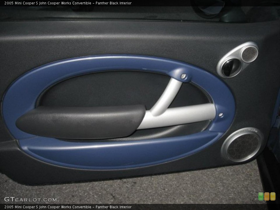 Panther Black Interior Door Panel for the 2005 Mini Cooper S John Cooper Works Convertible #45806177