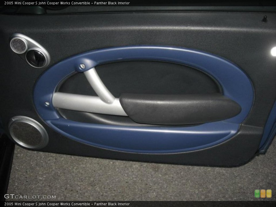 Panther Black Interior Door Panel for the 2005 Mini Cooper S John Cooper Works Convertible #45806185