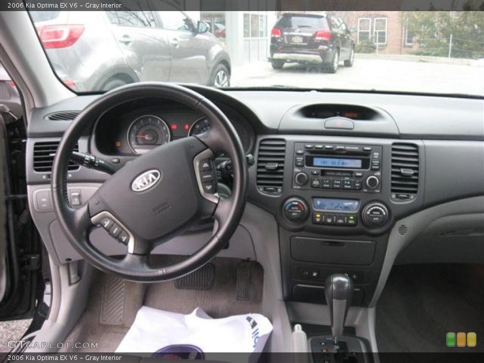 Gray Interior Dashboard for the 2006 Kia Optima EX V6 #45806417
