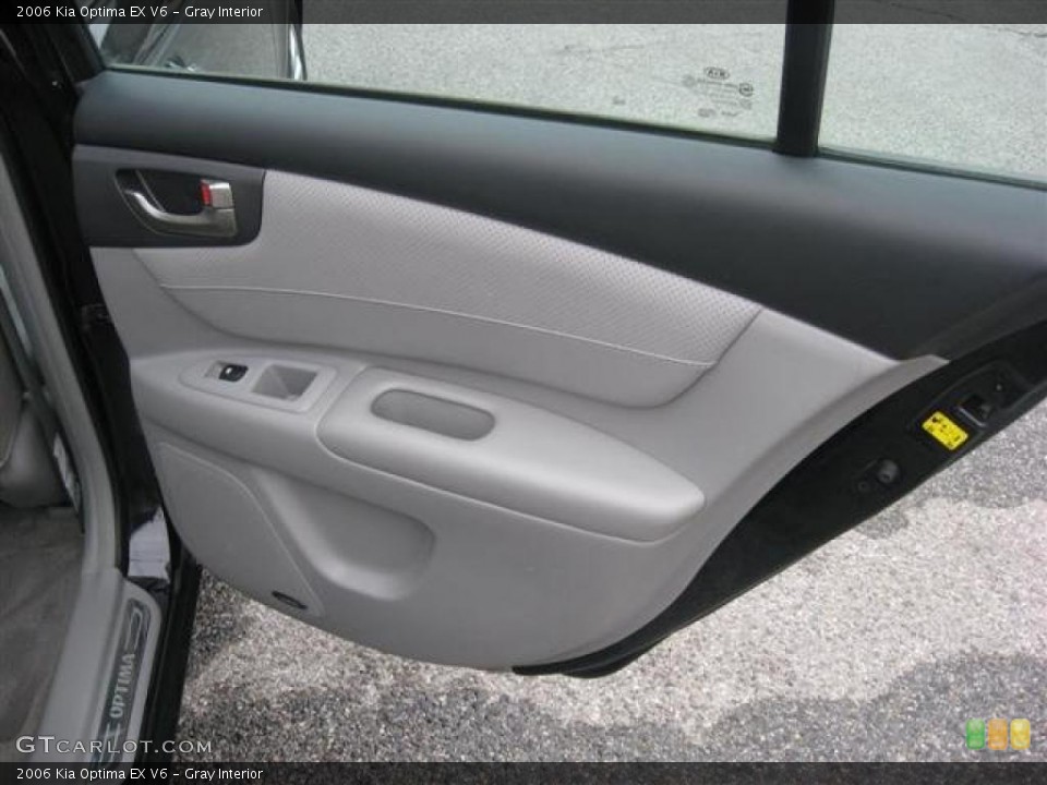 Gray Interior Door Panel for the 2006 Kia Optima EX V6 #45806853