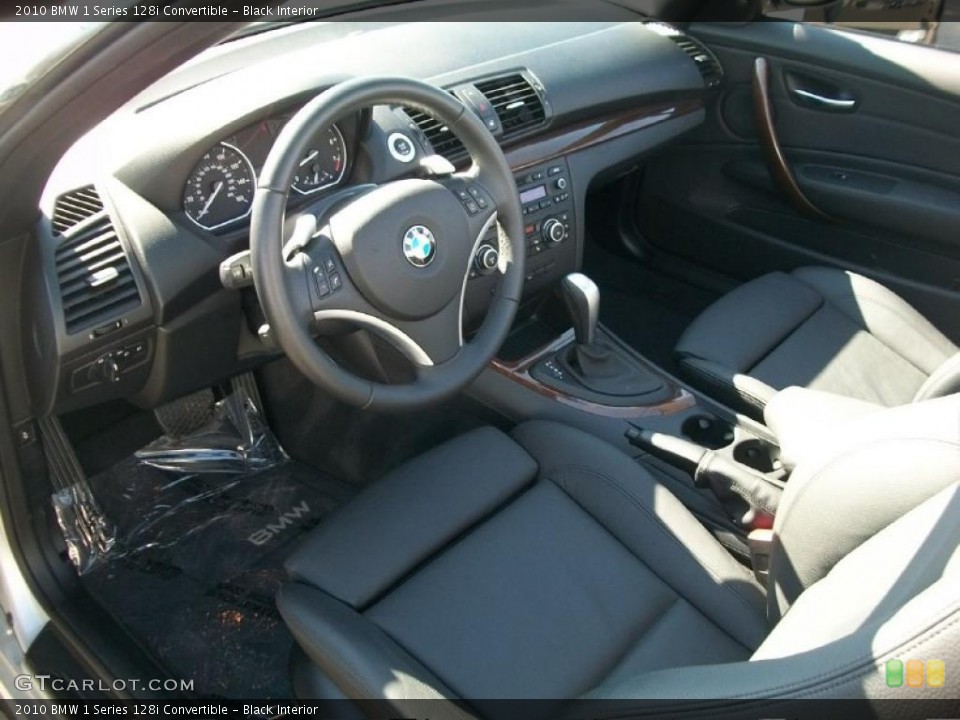 Black Interior Prime Interior for the 2010 BMW 1 Series 128i Convertible #45807717