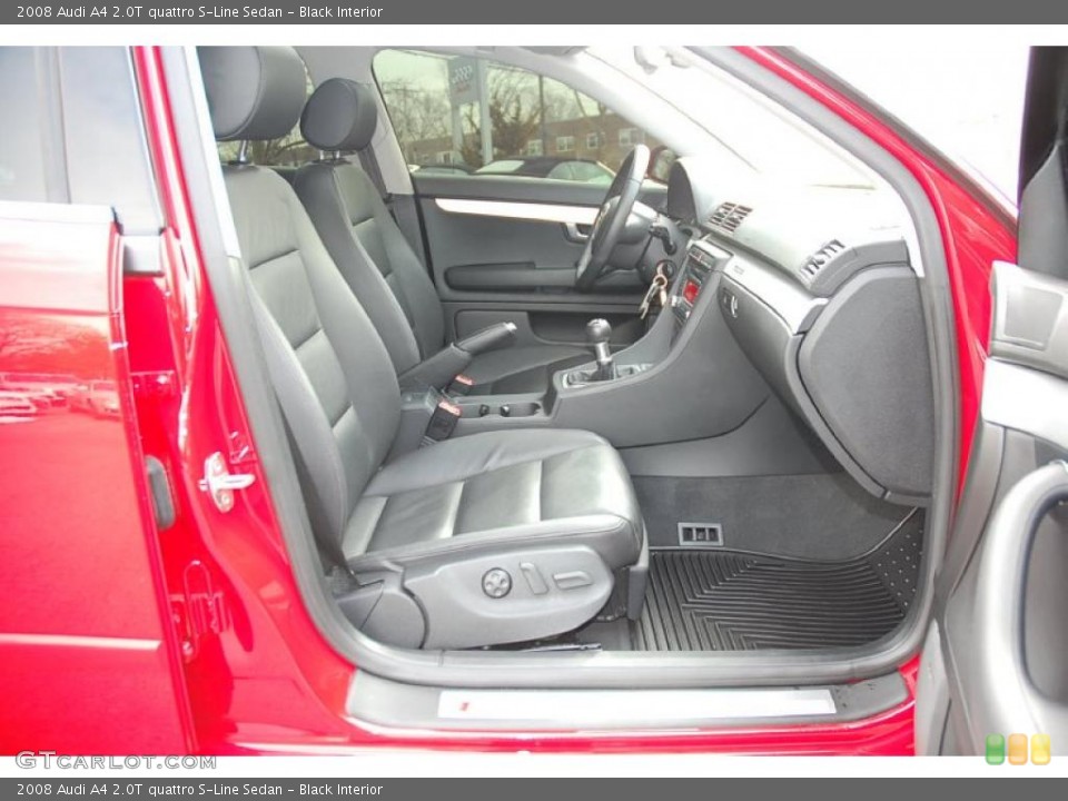 Black Interior Photo for the 2008 Audi A4 2.0T quattro S-Line Sedan #45809955