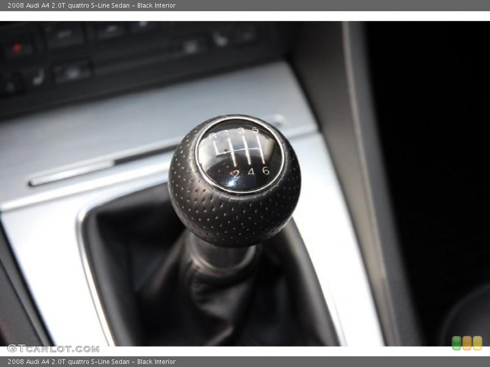 Black Interior Transmission for the 2008 Audi A4 2.0T quattro S-Line Sedan #45810044
