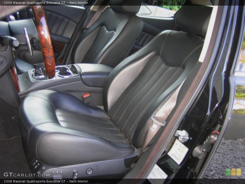 Nero Interior Photo for the 2008 Maserati Quattroporte Executive GT #45810609