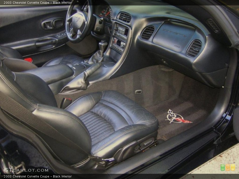 Black Interior Dashboard for the 2003 Chevrolet Corvette Coupe #45811481