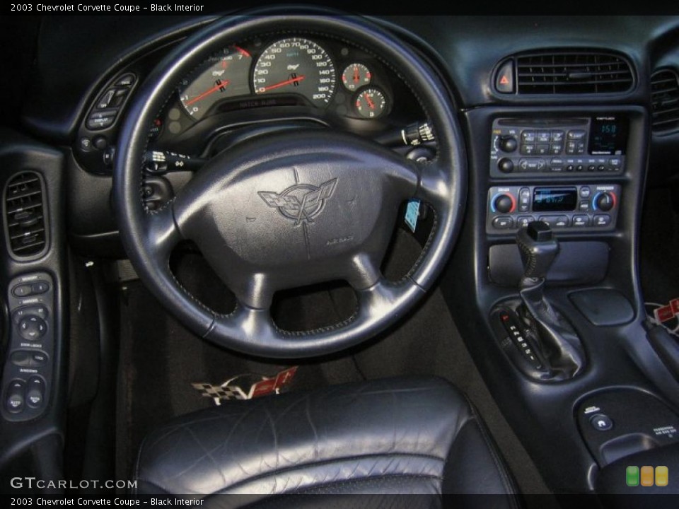 Black Interior Dashboard for the 2003 Chevrolet Corvette Coupe #45811485