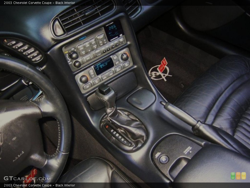 Black Interior Controls for the 2003 Chevrolet Corvette Coupe #45811669