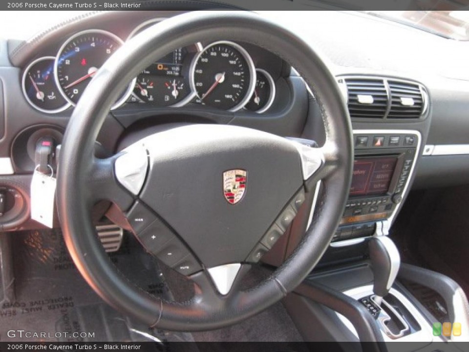 Black Interior Steering Wheel for the 2006 Porsche Cayenne Turbo S #45811869