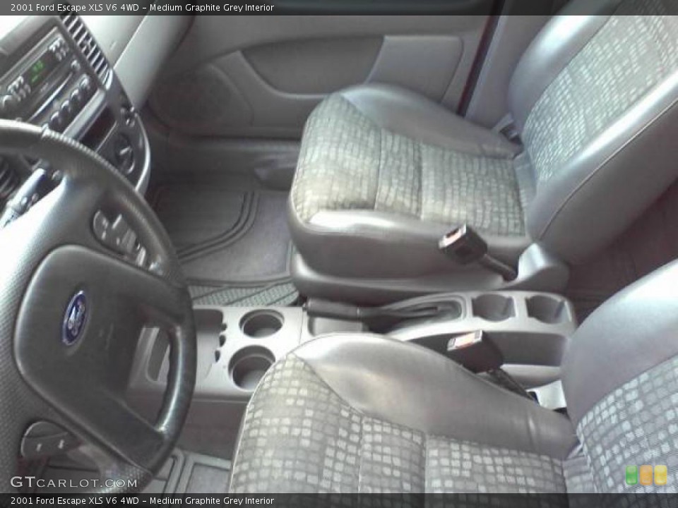 Medium Graphite Grey Interior Photo for the 2001 Ford Escape XLS V6 4WD #45812849