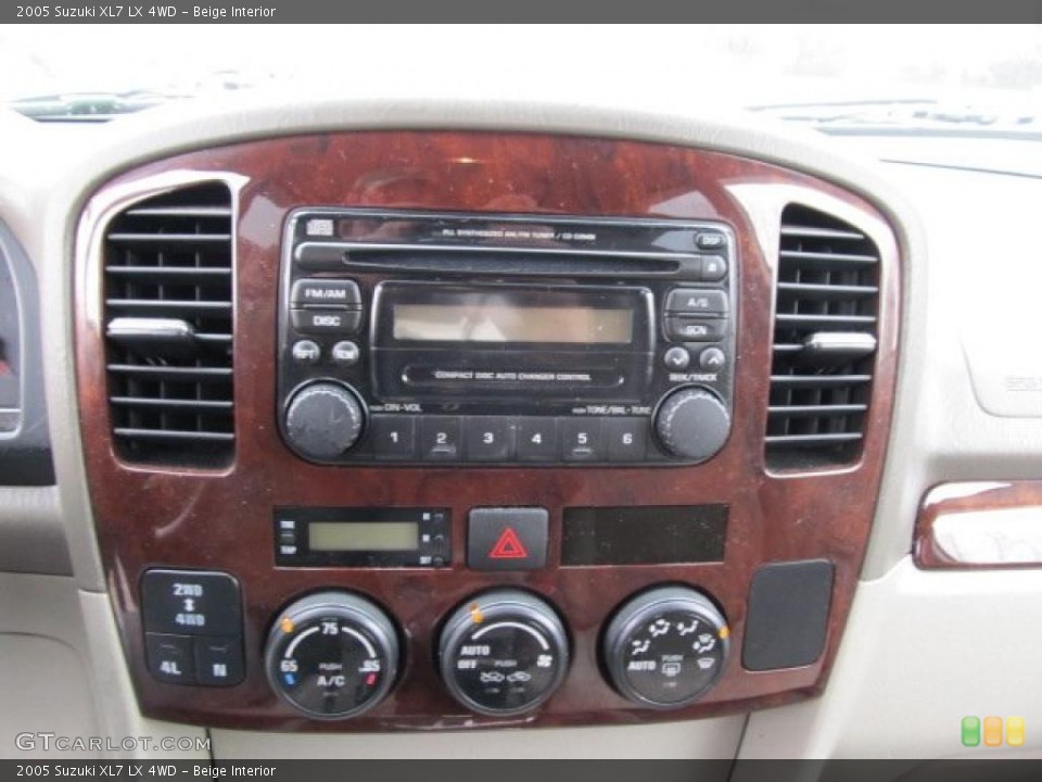 Beige Interior Controls for the 2005 Suzuki XL7 LX 4WD #45813145