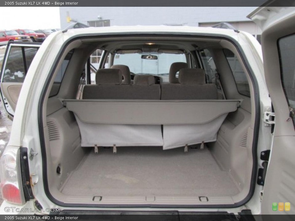 Beige Interior Trunk for the 2005 Suzuki XL7 LX 4WD #45813153