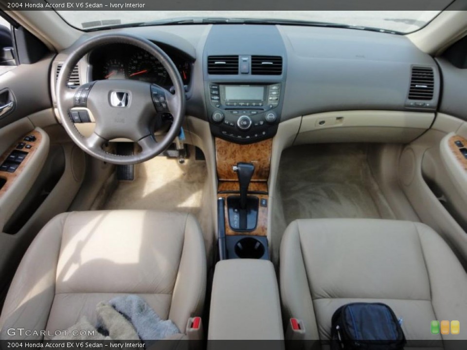 Ivory Interior Dashboard for the 2004 Honda Accord EX V6 Sedan #45813253