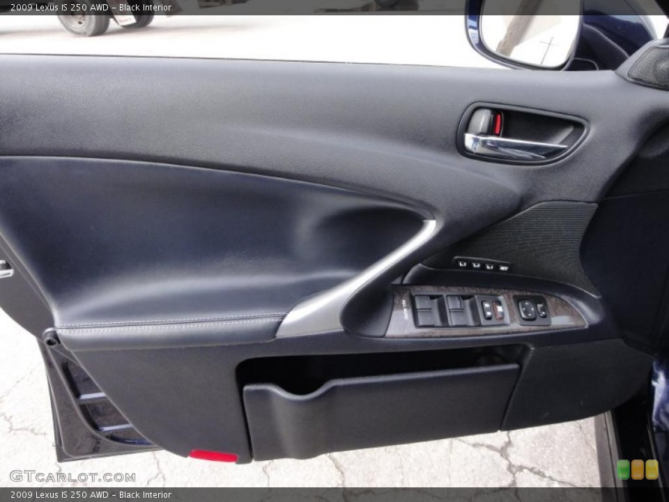 Black Interior Door Panel for the 2009 Lexus IS 250 AWD #45813617