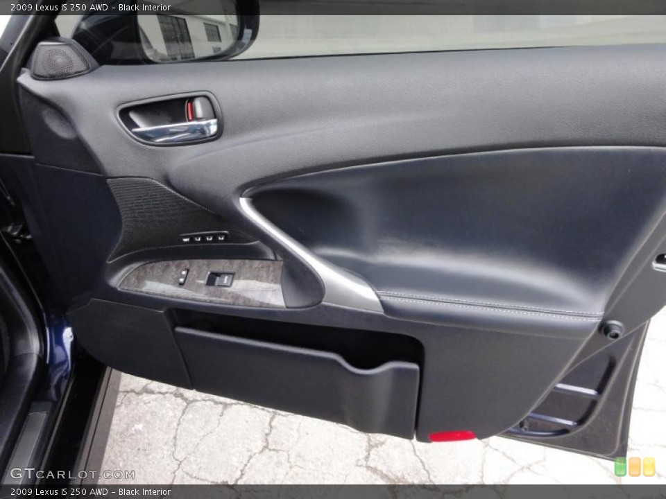 Black Interior Door Panel for the 2009 Lexus IS 250 AWD #45813645