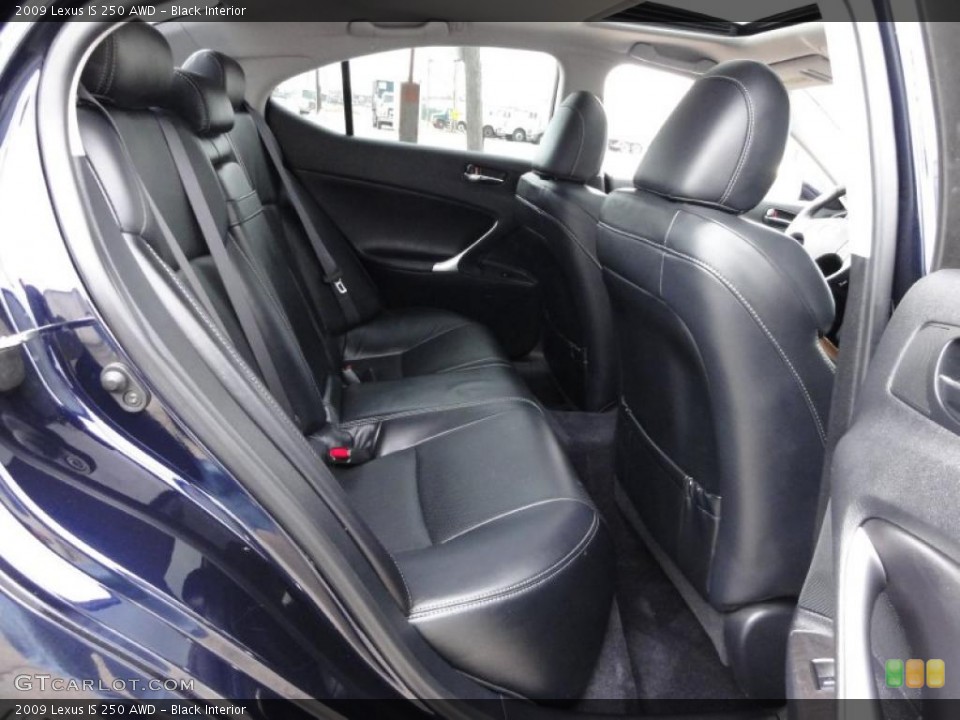 Black Interior Photo for the 2009 Lexus IS 250 AWD #45813653