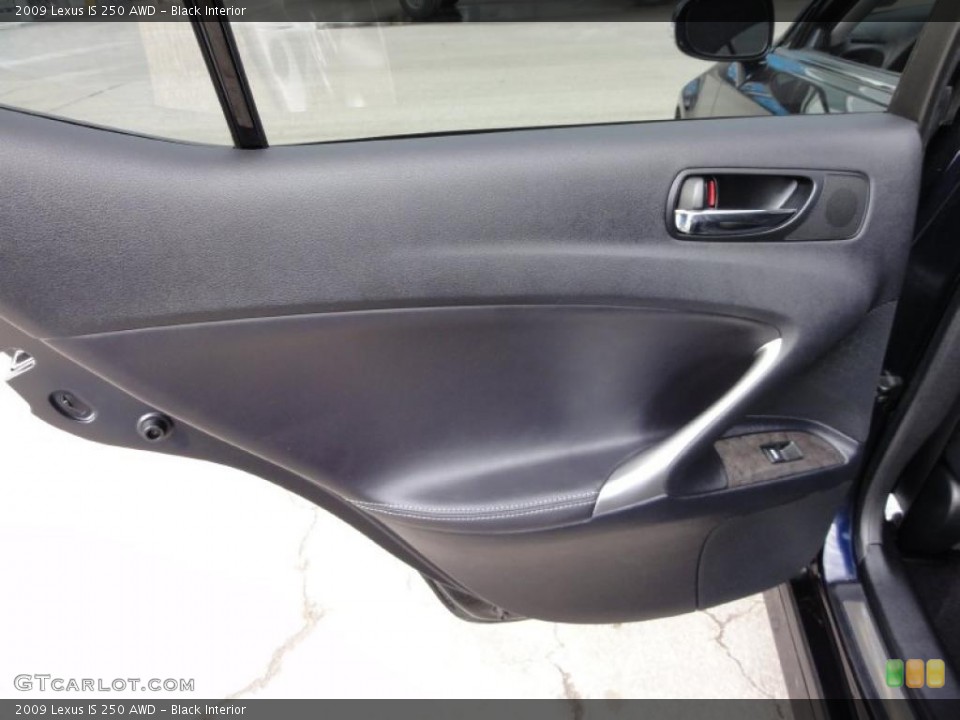 Black Interior Door Panel for the 2009 Lexus IS 250 AWD #45813661