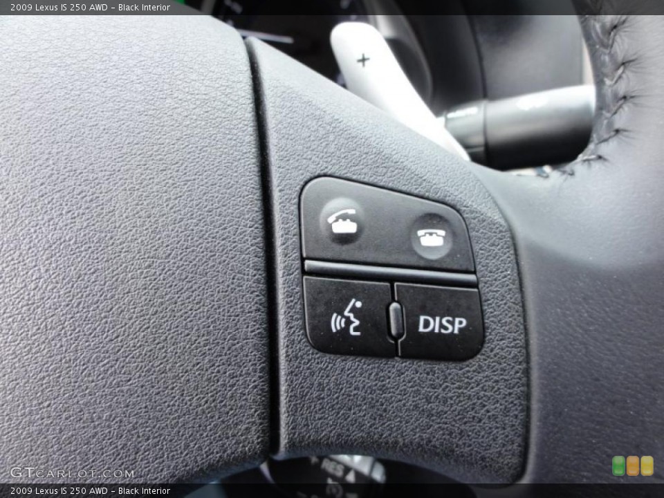 Black Interior Controls for the 2009 Lexus IS 250 AWD #45814009