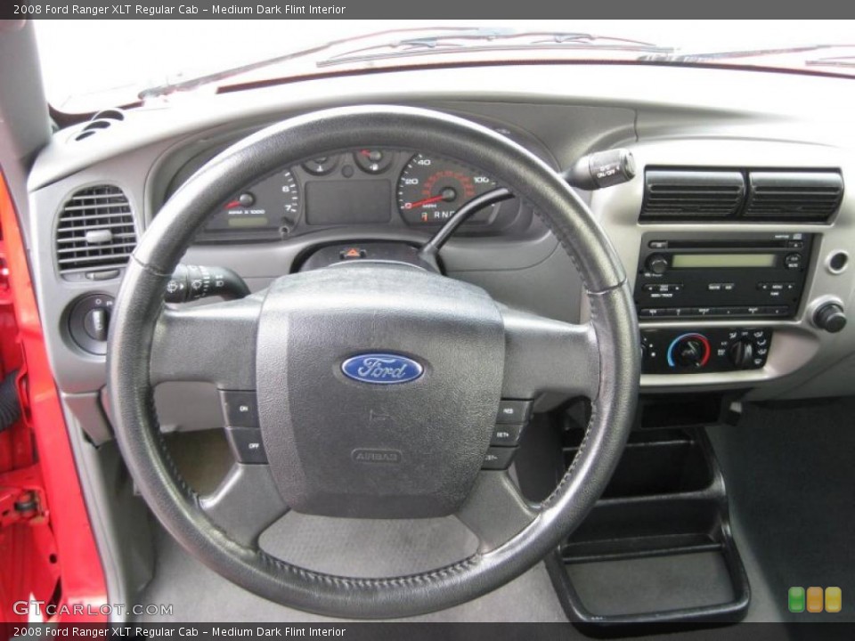 Medium Dark Flint Interior Steering Wheel for the 2008 Ford Ranger XLT Regular Cab #45814661