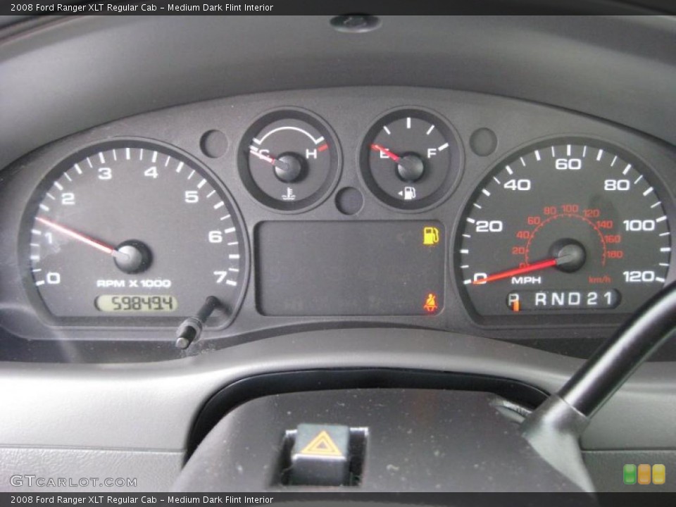 Medium Dark Flint Interior Gauges for the 2008 Ford Ranger XLT Regular Cab #45814697
